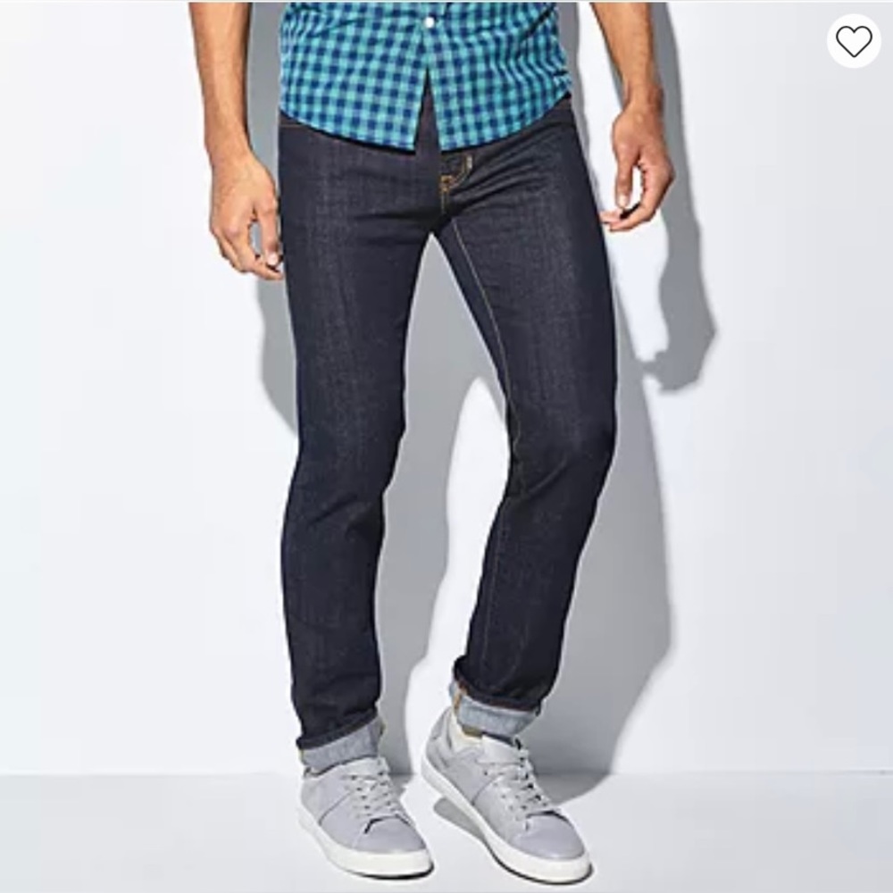 NWT - Arizona - Size 34x34 - Mens Flex - Skinny Fit/ Skinny Leg - Jeans - Blue